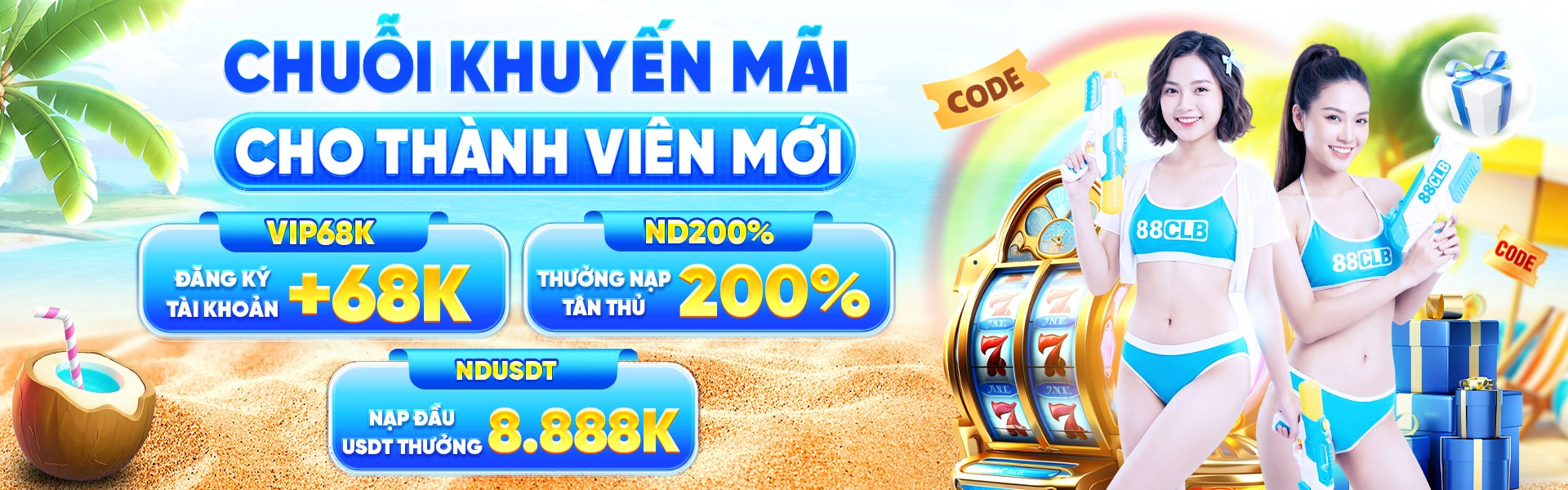 Banner chuyên mục giải trí trực tuyến 88CLB